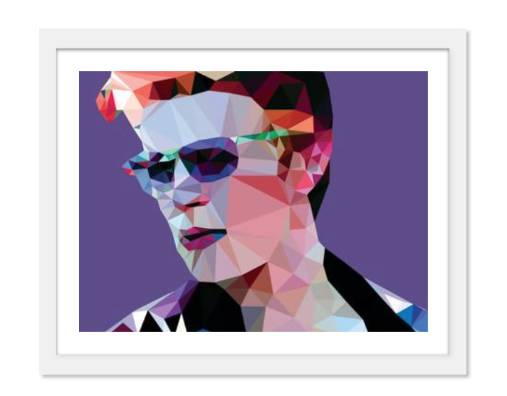 David Bowie - Stampa Saatchi At gallery x Pantone
