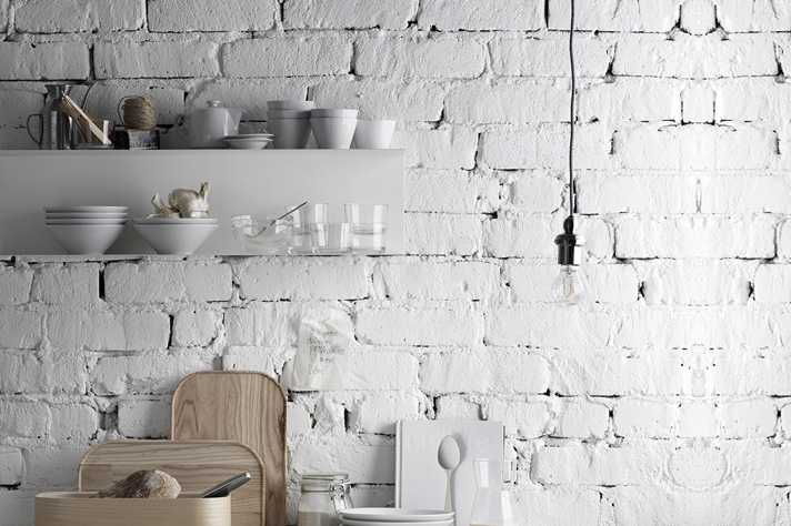 Le mensole in cucina - trend 2018