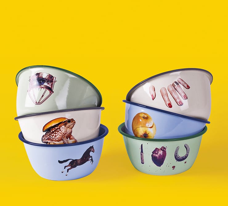 Toiletpaper Seletti ciotole smaltate