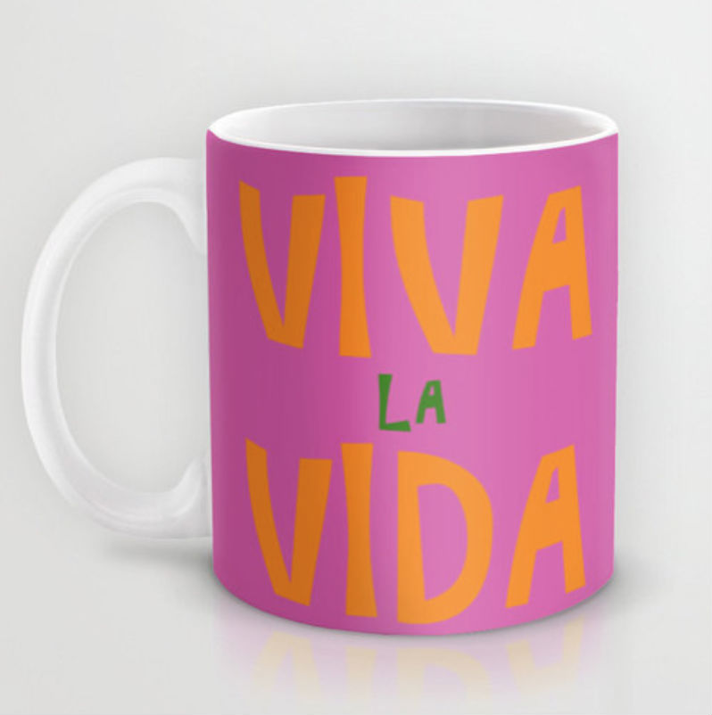 mug retro Frida Kahlo